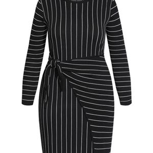 Jersey Dress Wrap on front Dress